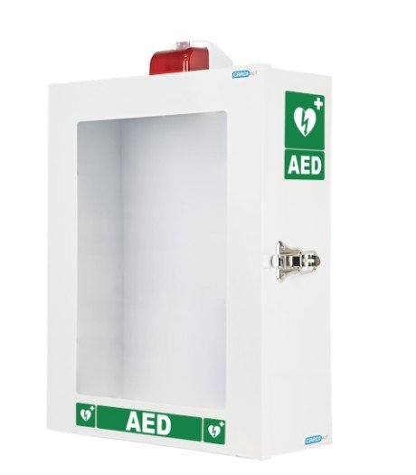 AERO HEALTHCARE CC-30 CardiAct AED Wall Cabinet Alarmed with Strobe Lockable