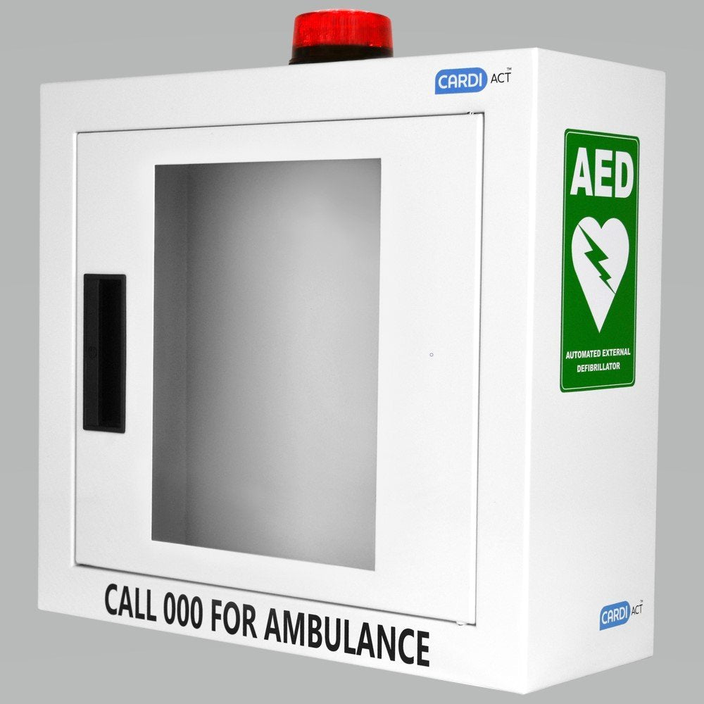 AERO HEALTHCARE CC-50 CardiAct AED Wall Cabinet Alarmed with Strobe