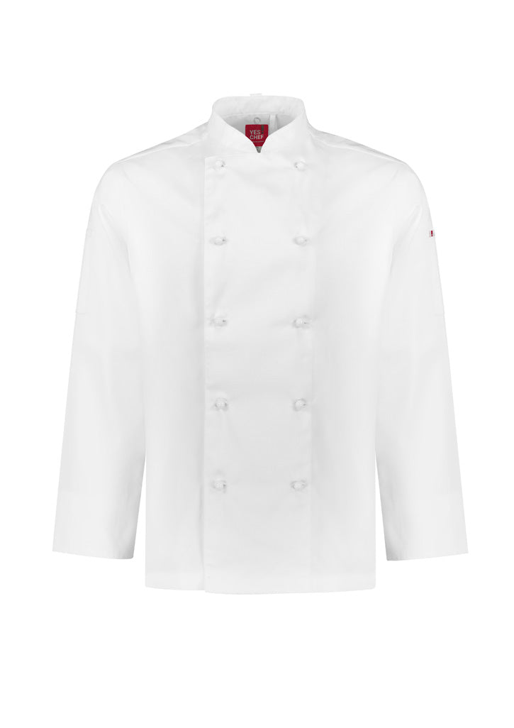 BizCollection CH230ML Mens Al Dente Long Sleeve Chef Jacket