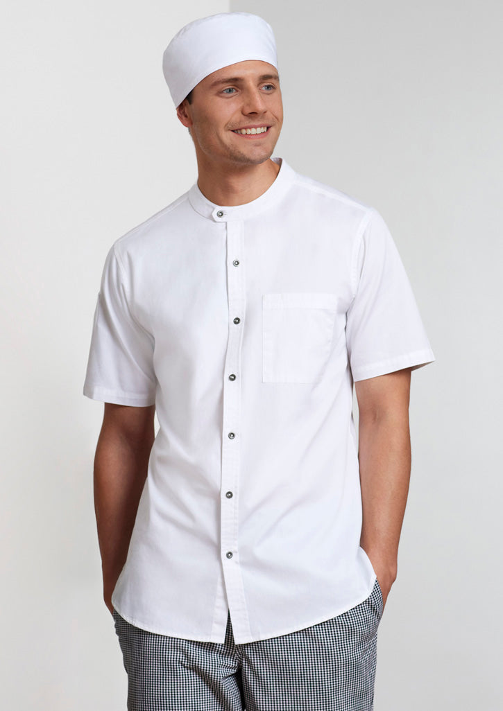 BizCollection CH329MS Mens Salsa Short Sleeve Chef Shirt