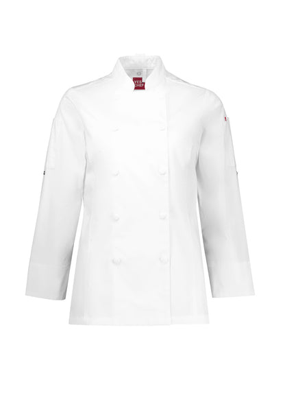 BizCollection CH430LL Womens Gusto Long Sleeve Chef Jacket product front