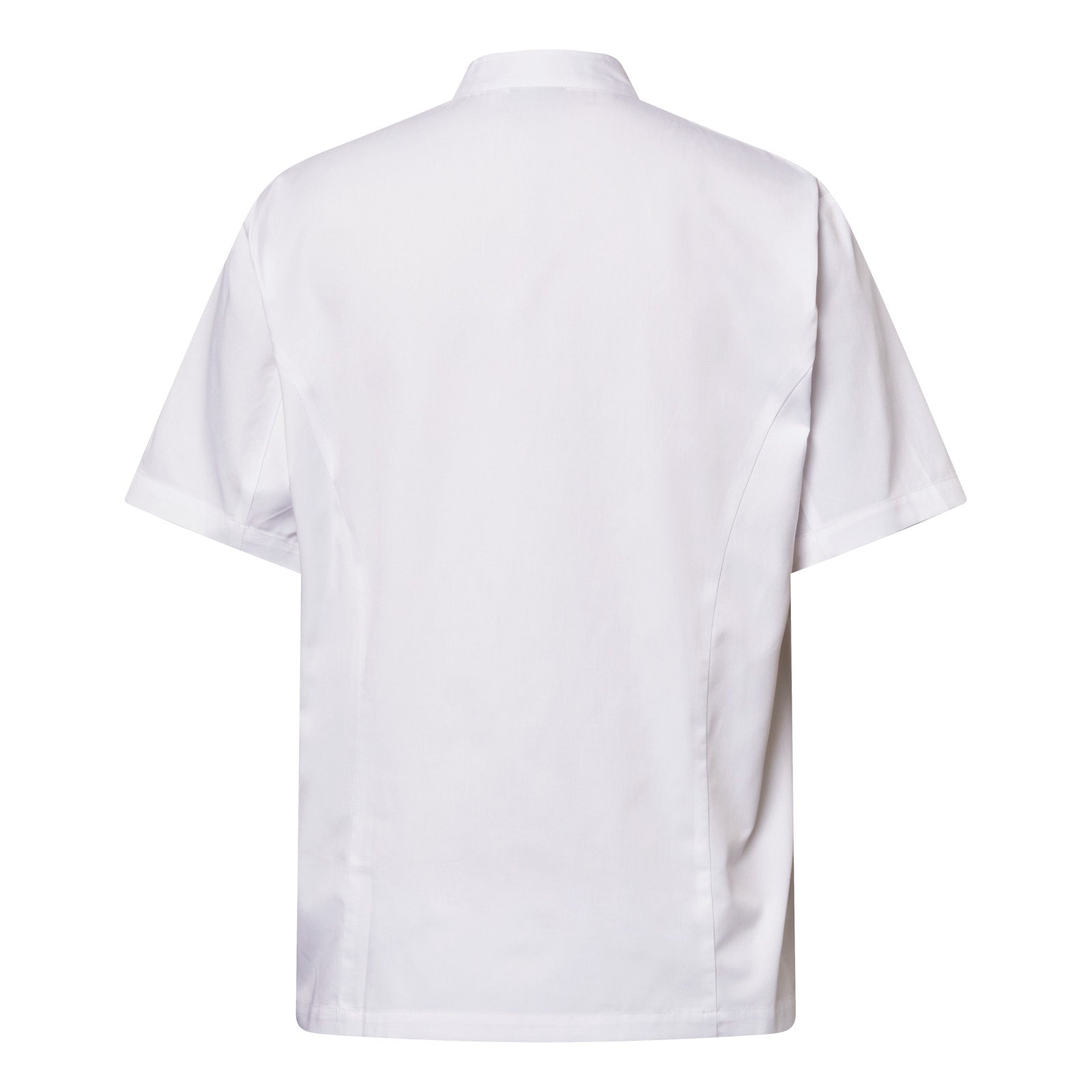 Chefscraft CJ052 Lightweight Executive Short Sleeve Chefs Jacket With Press Studs in White Jkt / White Buttons
