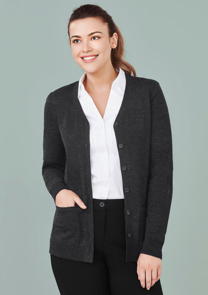 BizCare CK045LC Womens Button Front Knit Cardigan