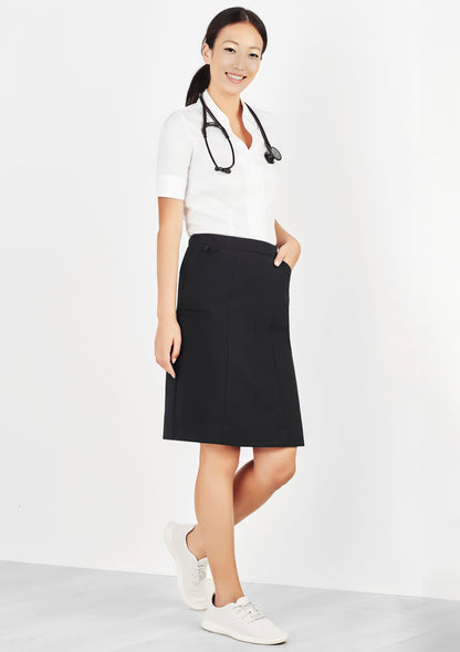 BizCare CL956LS Womens Comfort Waist Cargo Skirt