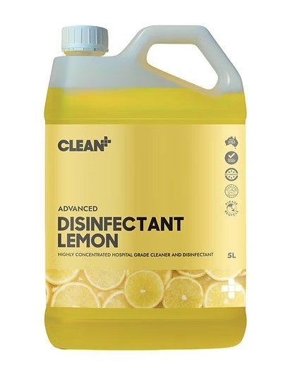 CLEAN PLUS DETERGENTS CP21002 Disinfectant Hospital Grade Lemon Advanced 5L