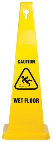 Max Global Products CS1010 Safety Cone, Caution Wet Floor Sign
