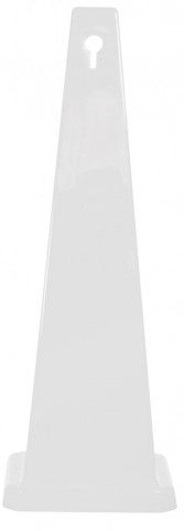 Max Global Products CS1012 Safety Cone, Blank White Sign