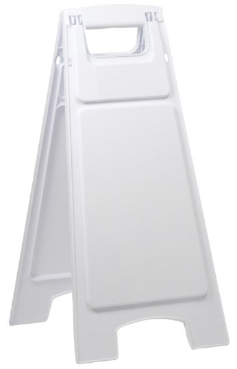 Max Global Products CS1022 Plastic Sign Stand, , Blank White