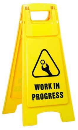 Max Global Products CS1027 Plastic Sign Stand, , Work In Progress