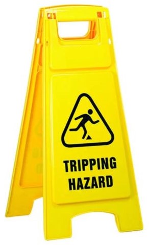 Max Global Products CS1028 Plastic Sign Stand, , Tripping Hazard