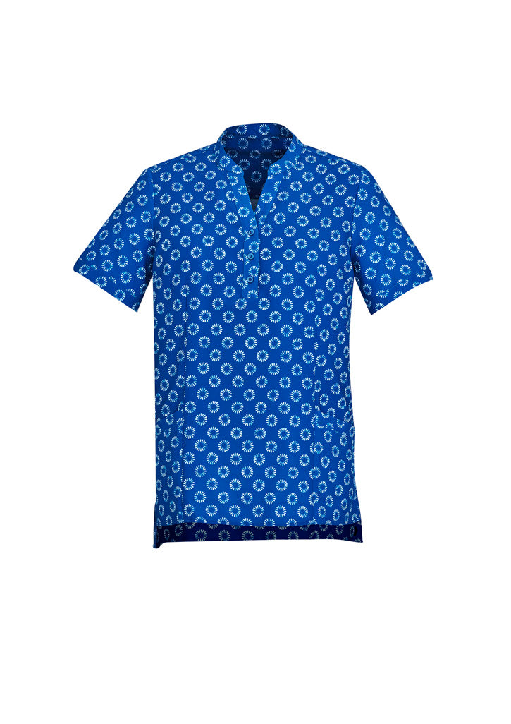 BizCare CS950LS Womens Florence Daisy Print Tunic