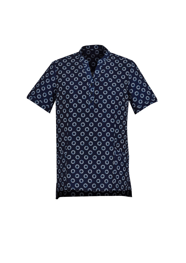 BizCare CS950LS Womens Florence Daisy Print Tunic