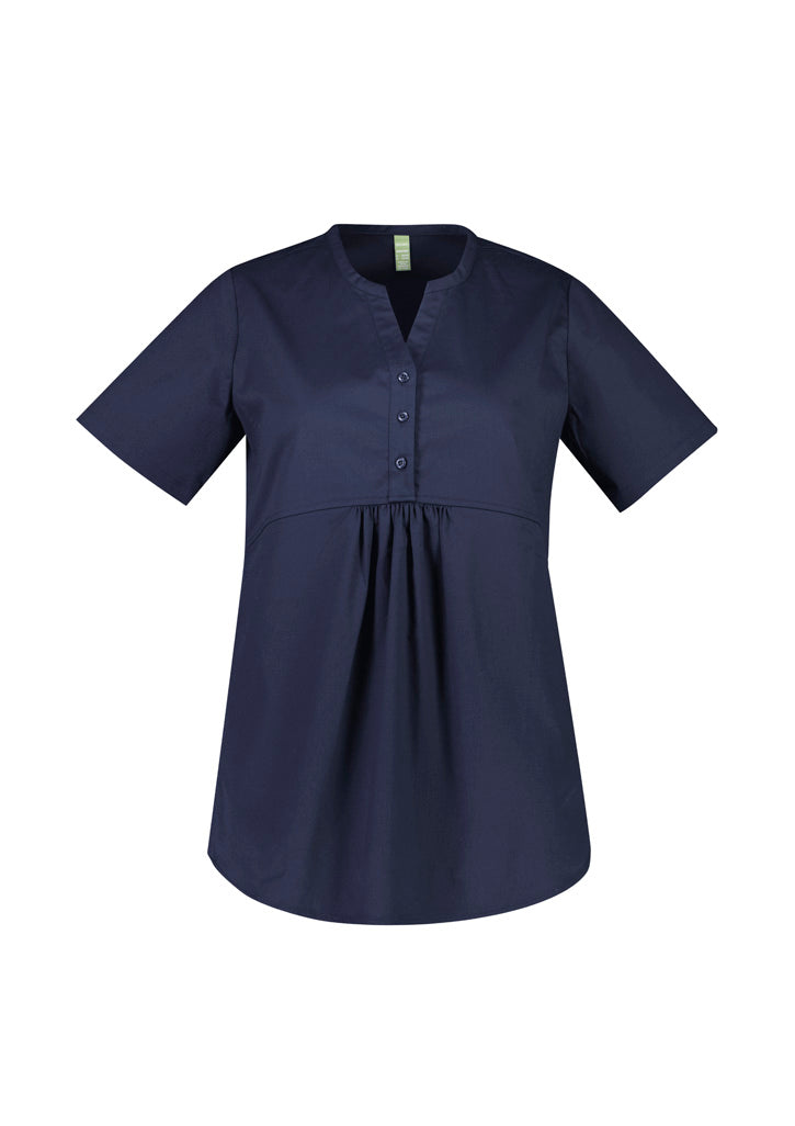 BizCare CST243LS Womens Rose Tunic Scrub Top