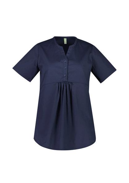 BizCare CST243LS Womens Rose Tunic Scrub Top