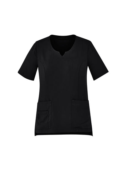 BizCare CST942LS Womens Avery Round Neck Scrub Top