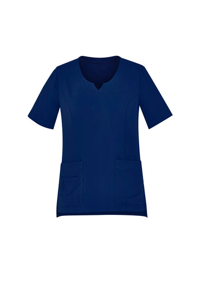 BizCare CST942LS Womens Avery Round Neck Scrub Top