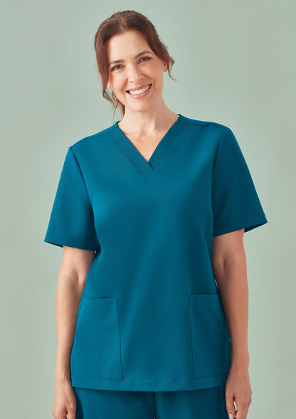 BizCare CU543LS Womens Pulse V-Neck Scrub Top