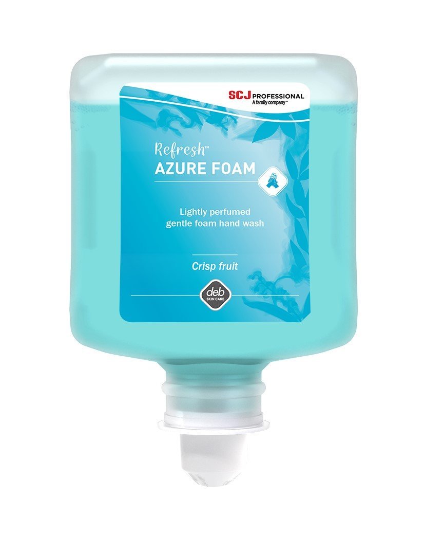 SC JOHNSON DEB D-AZU1L Deb 1000 Refresh Azure Foam Wash Cartridge 1L Carton of 6