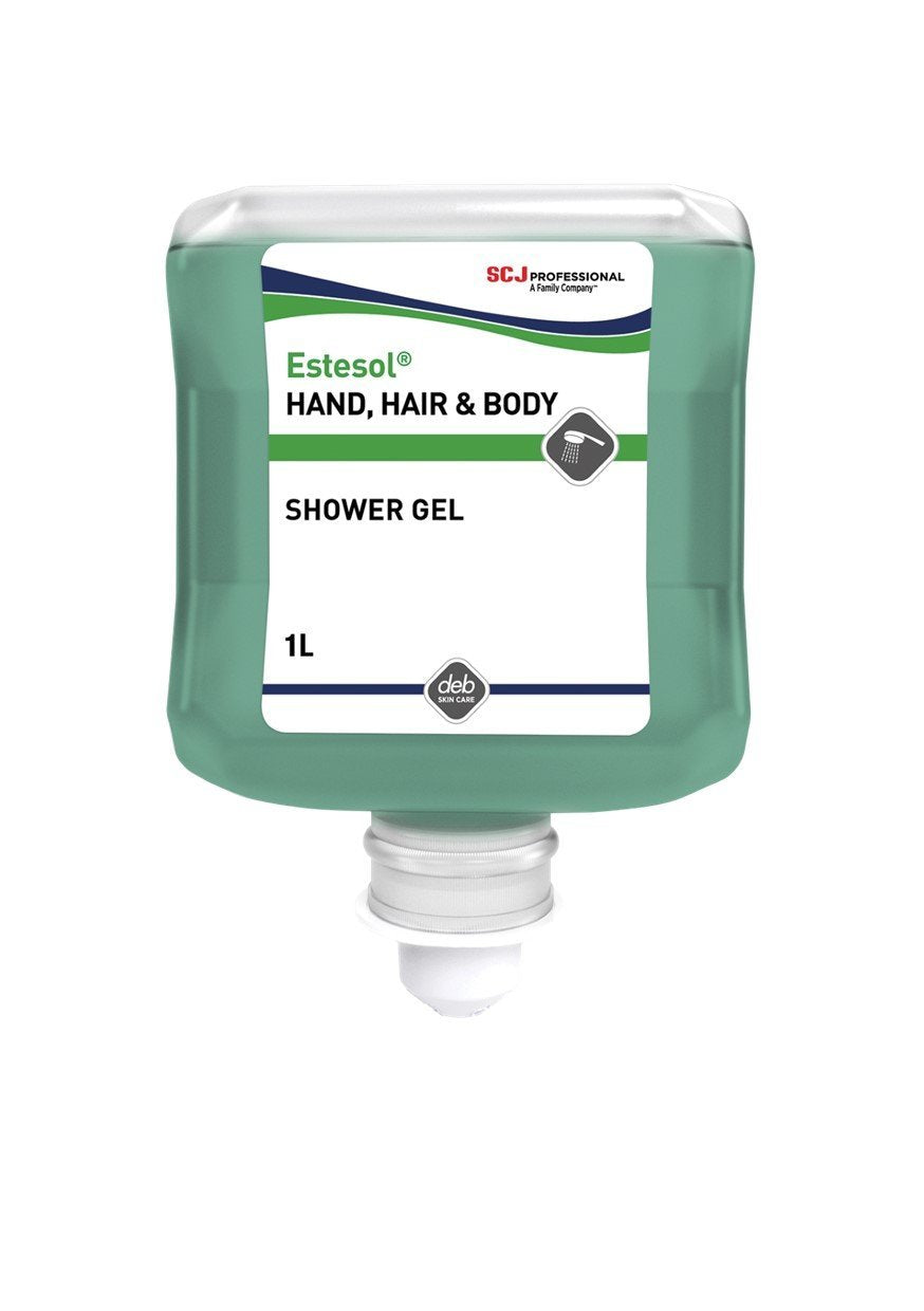 SC JOHNSON DEB D-HAB1L Deb 1000 Estesol Hair & Body Wash Cartridge 1L Carton of 6