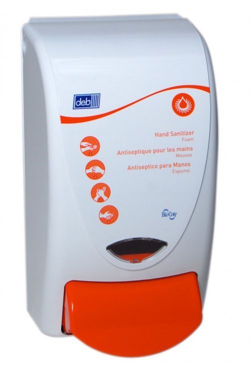 SC JOHNSON DEB D-SAN1LDS Deb 1000 Dispenser Proline Sanitise Red & White 1L