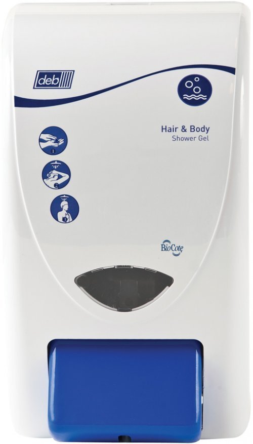 SC JOHNSON DEB D-SHW1LDS Deb 1000 Dispenser Shower Washroom Aqua 1L