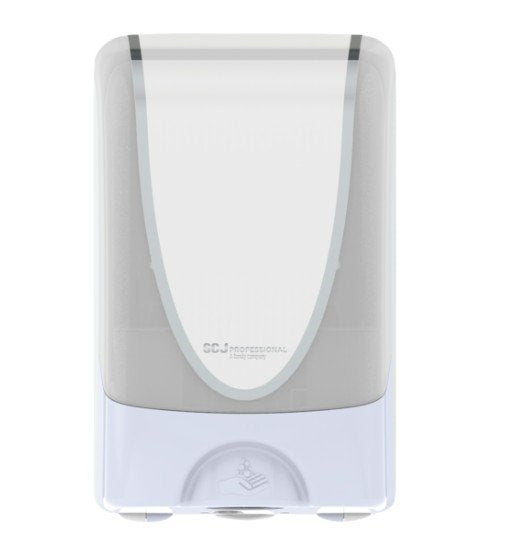 SC JOHNSON DEB D-TF2WHI Deb Dispenser Touch Free II 1.2L Electronic Suits D-AZU120TF and D-IFS1TF Cartridge Batteries Not Included