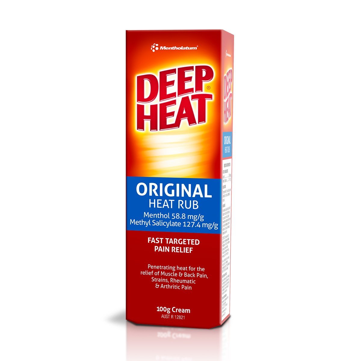 MENTHOLATUM DH100 Deep Heat Cream Original 100g
