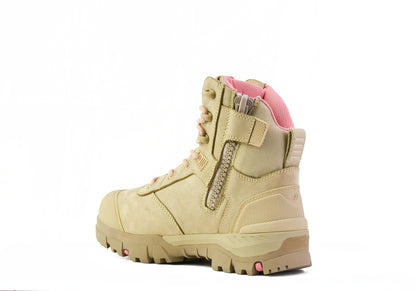 AVENGER- LADIES SAND ZIP SIDED SAFETY BOOT