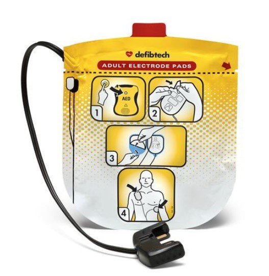 DEFIBTECH DT-DDP-2001 Lifeline VIEW Adult Defibrillation Pads
