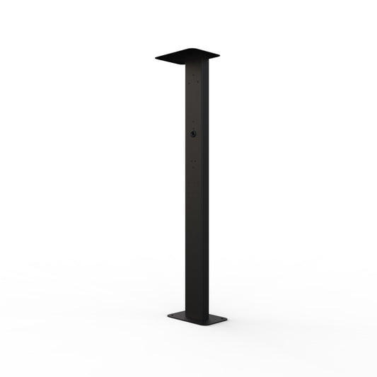 EV Charger Mounting Post 1305mm x 280mm x 265mm Surface Mount Aluminium