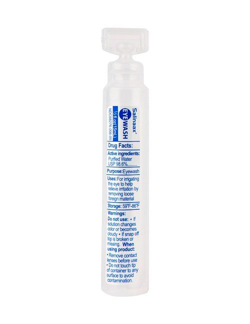 SENTRY MEDICAL EWA1 Salinaax Sterile Eye Wash Ampoule 15mL Single