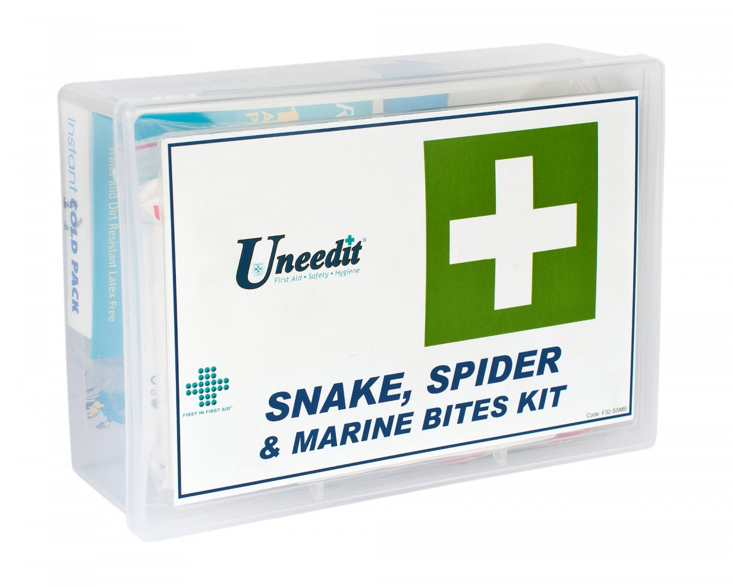 Max Global Products F32-SSMB First Aid Kit - Complete Snake, Spider Marine Bites Kit in Hard Case