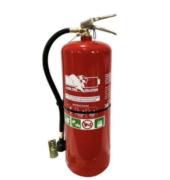 FIRE WORLD F5009L Lithium-Ion Fire Extinguisher, F-500 FX, 9L
