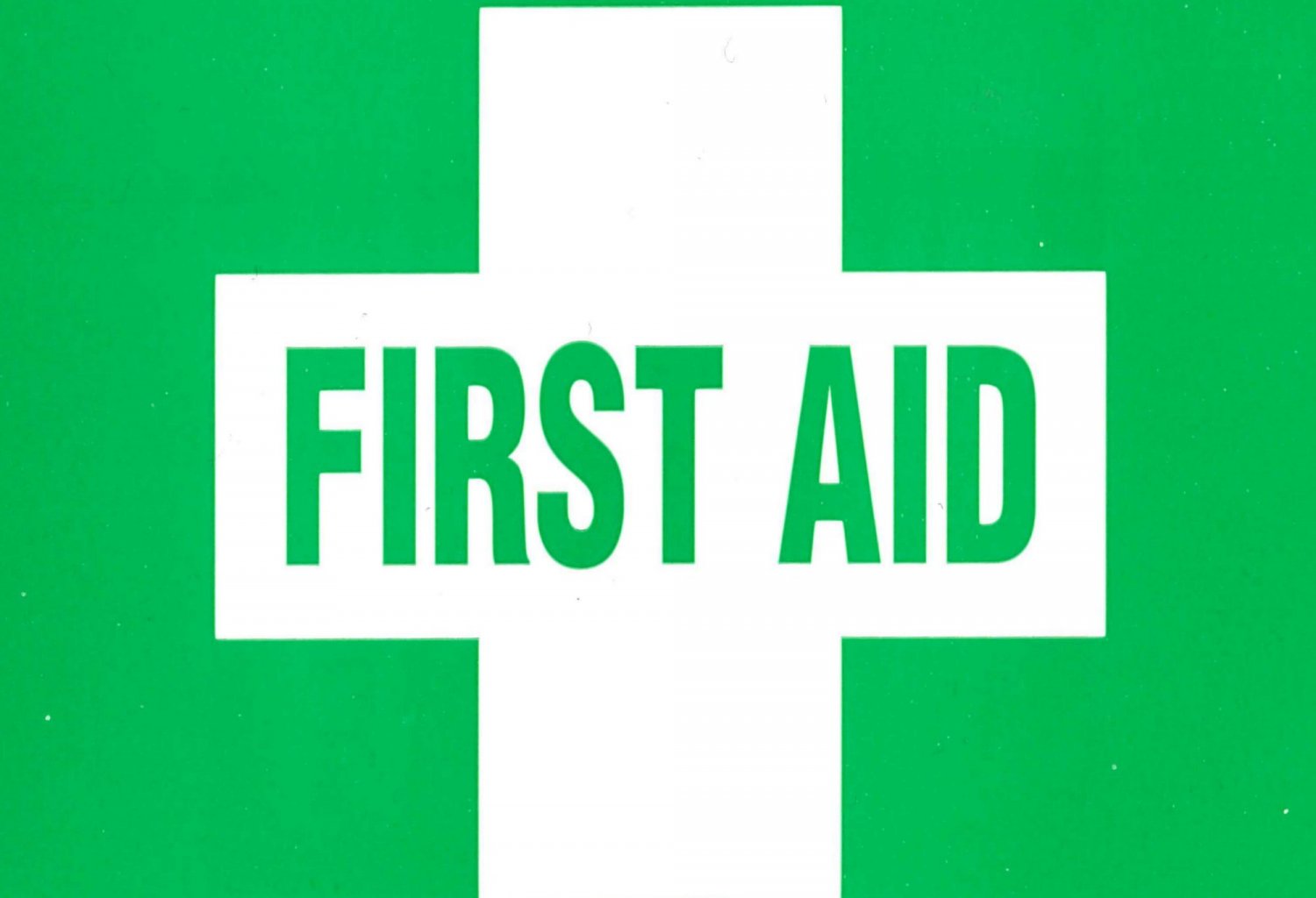 Max Global Products FKSM First Aid Kit Label, Adhesive, Medium, 130mm x 90mm