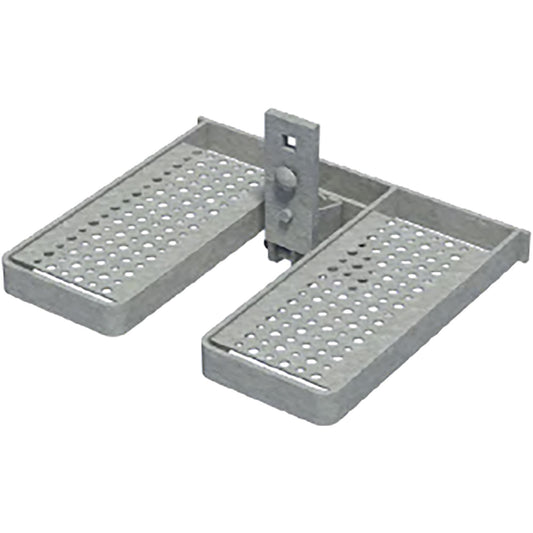 Miller Fold Foot Rest (galv) - for steel Ladders