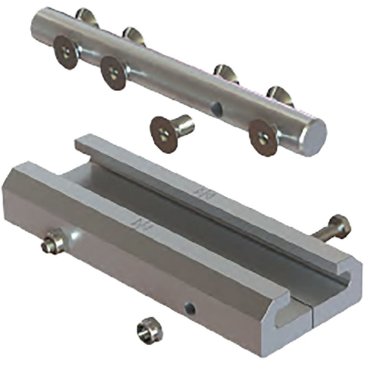 Miller Rail Connector, SS + Clamp, Aluminum