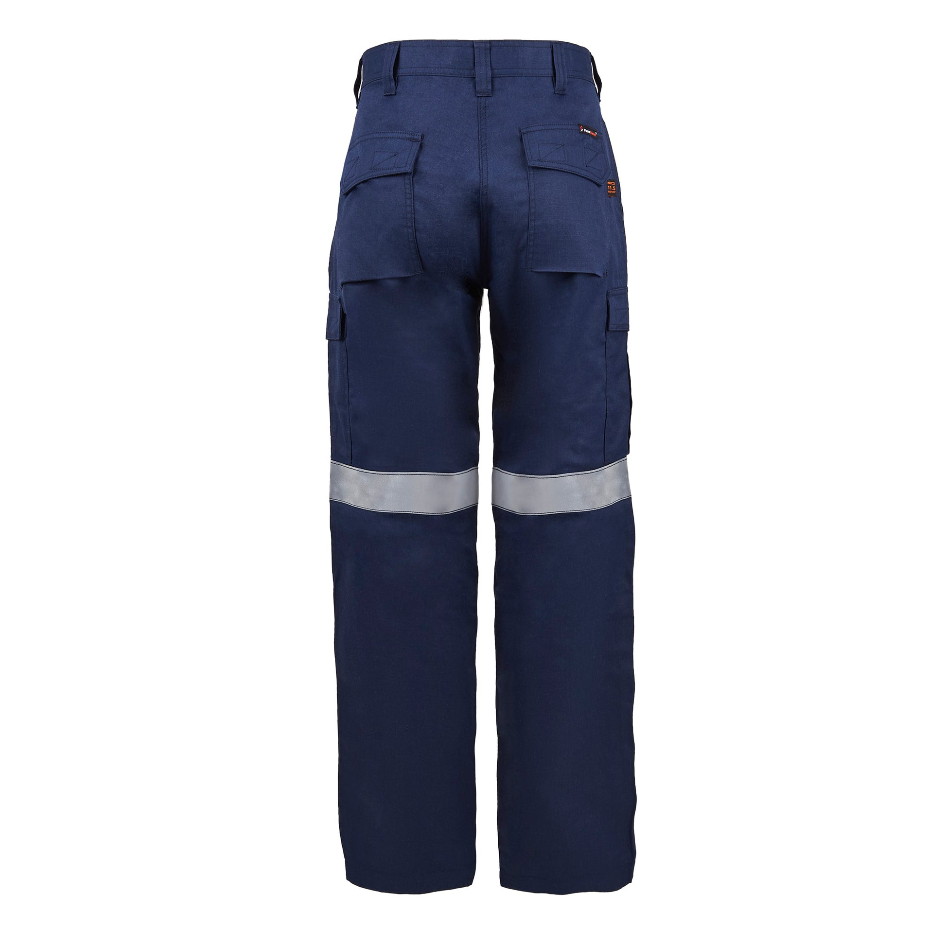 Flamebuster FPL019 Ladies HRC2 Inherent Reflective Cargo Pant in Navy