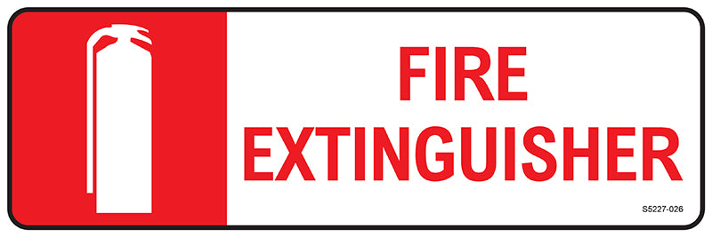 Max Global Products S5227 Fire Extinguisher Sign