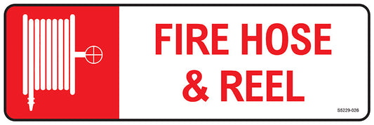 Max Global Products S5229 Fire Hose & Reel Sign
