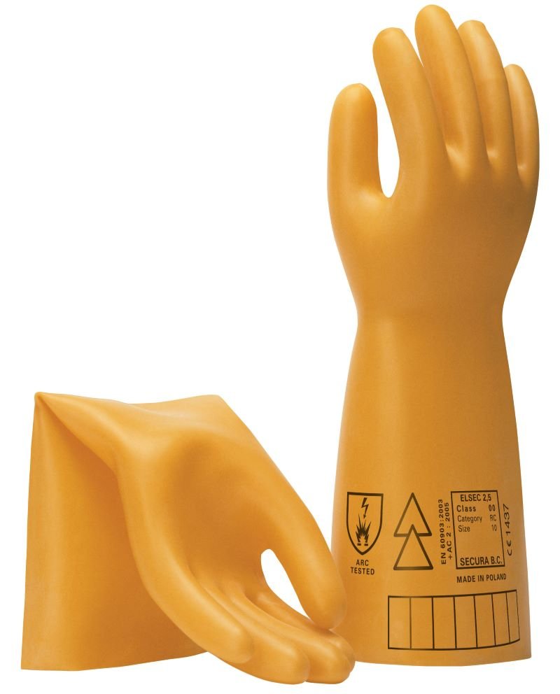 Maxisafe GEG294 Electrical Insulating Glove, 500v, 2.5kv Class 00