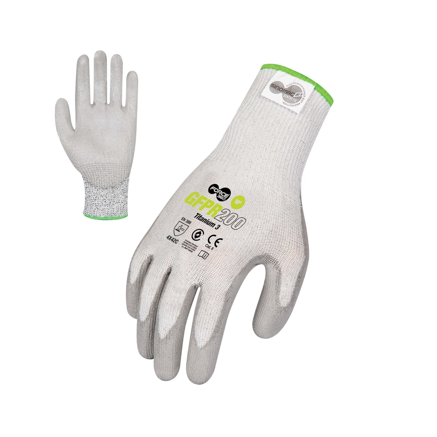 Force360 Force360 Titanium 3 PU Glove (Cut Level C)