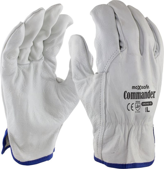 Maxisafe GRC143 Commander Premium Cow Grain Rigger Glove