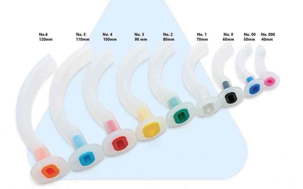 M|DEVICES GA5 Guedel Airway No.5 110mm Light Blue Non-Sterile