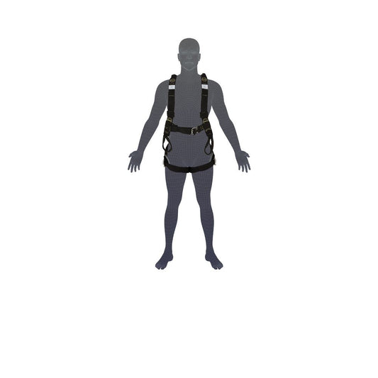 LINQ Height Safety Essential Hot Works Harness With Quick Release Buckle & Kevlar Webbing (M-L)