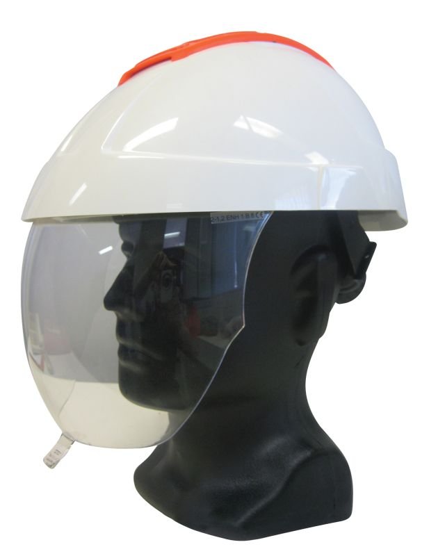 Maxisafe HEM569 E-MAN 4000 Helmet with Clear Visor & Chinstrap