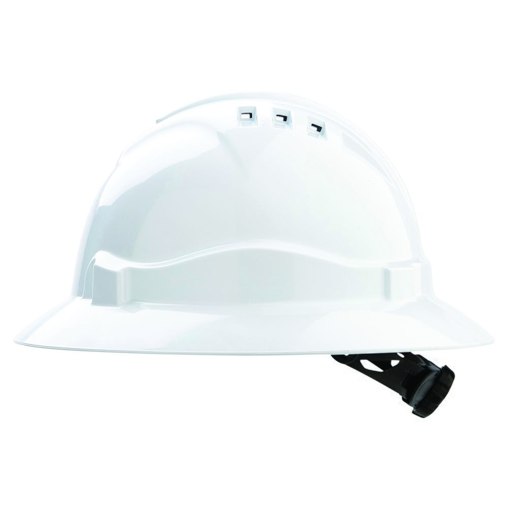 Pro Choice Safety Gear V6 Hard Hat Vented Full Brim Ratchet Harness