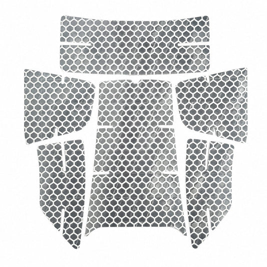 Maxisafe HSR1301 E-PRO Radius Silver Reflective Stickers