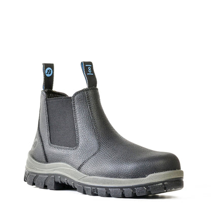 HERCULES- BLACK RAMBLER SLIP ON SAFETY BOOT