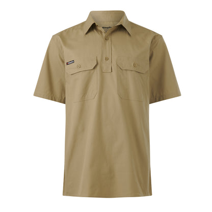 King Gee K14032 Workcool Vented Closed Front Shirt Short Sleeve