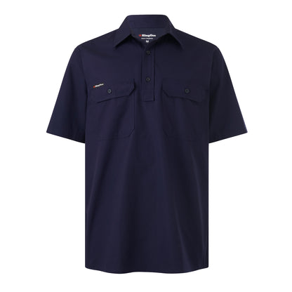 King Gee K14032 Workcool Vented Closed Front Shirt Short Sleeve